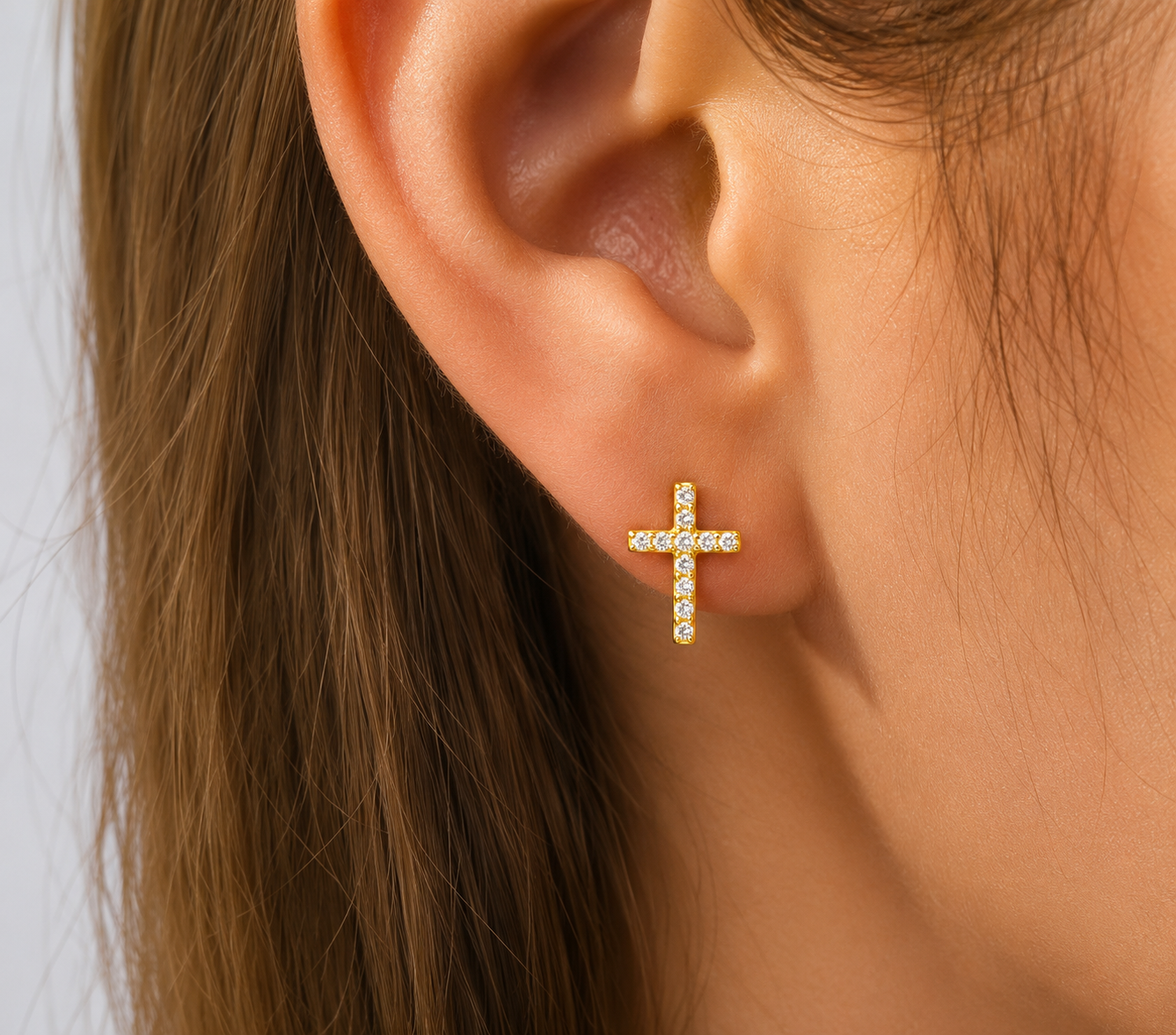 Faith Cross Earrings👑