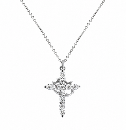 Faith Crown Cross Necklace👑