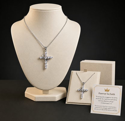 Faith Crown Cross Necklace👑