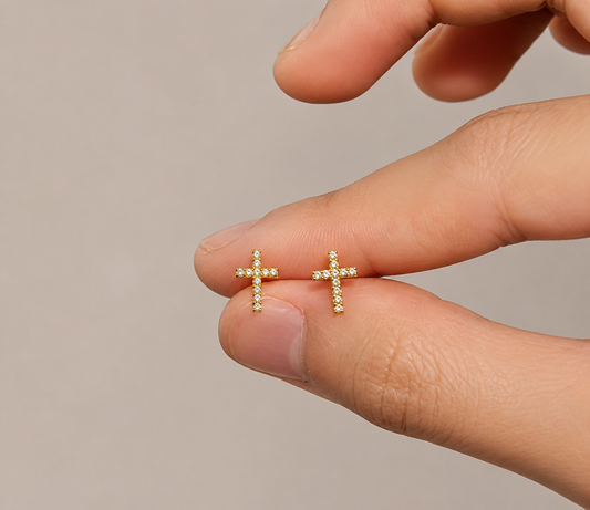 Faith Cross Earrings👑