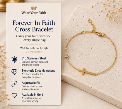 Faith Cross Bracelet✨